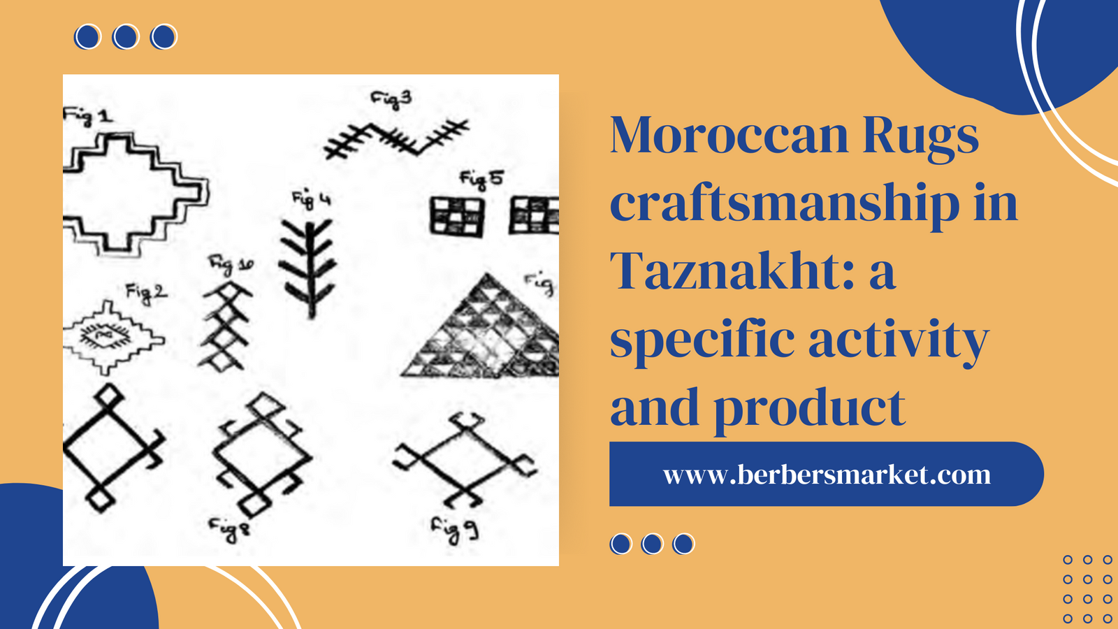 Handmade Moroccan rugs encyclopedia blog posts banner for desktop