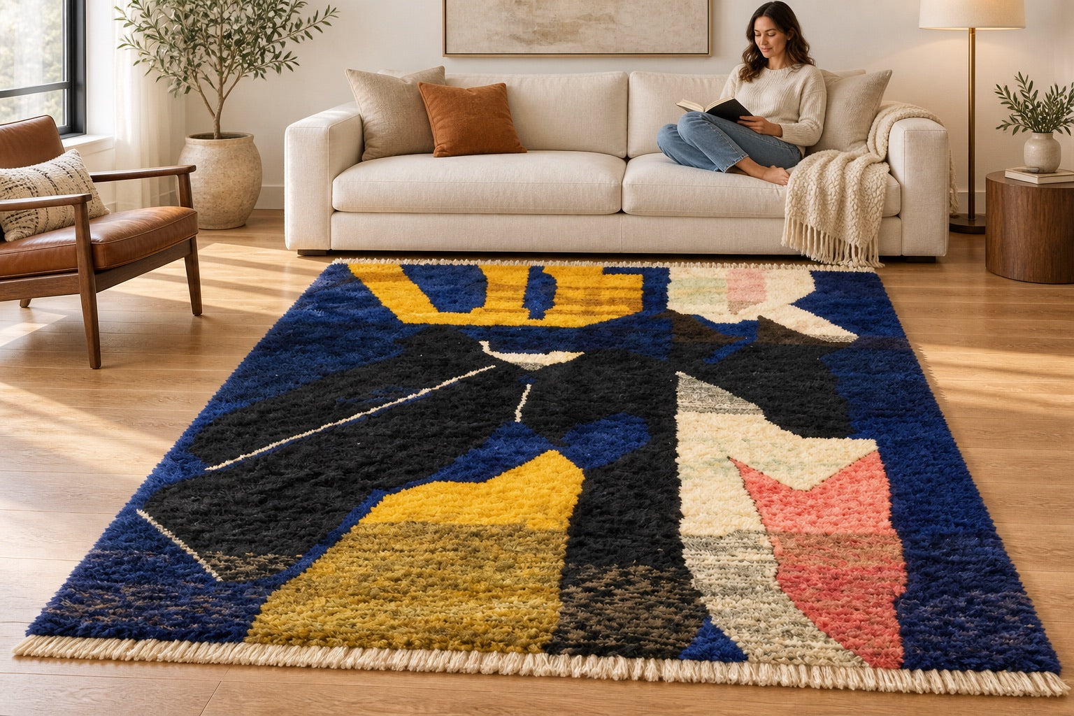 Handmade Moroccan rugs encyclopedia blog posts banner for desktop