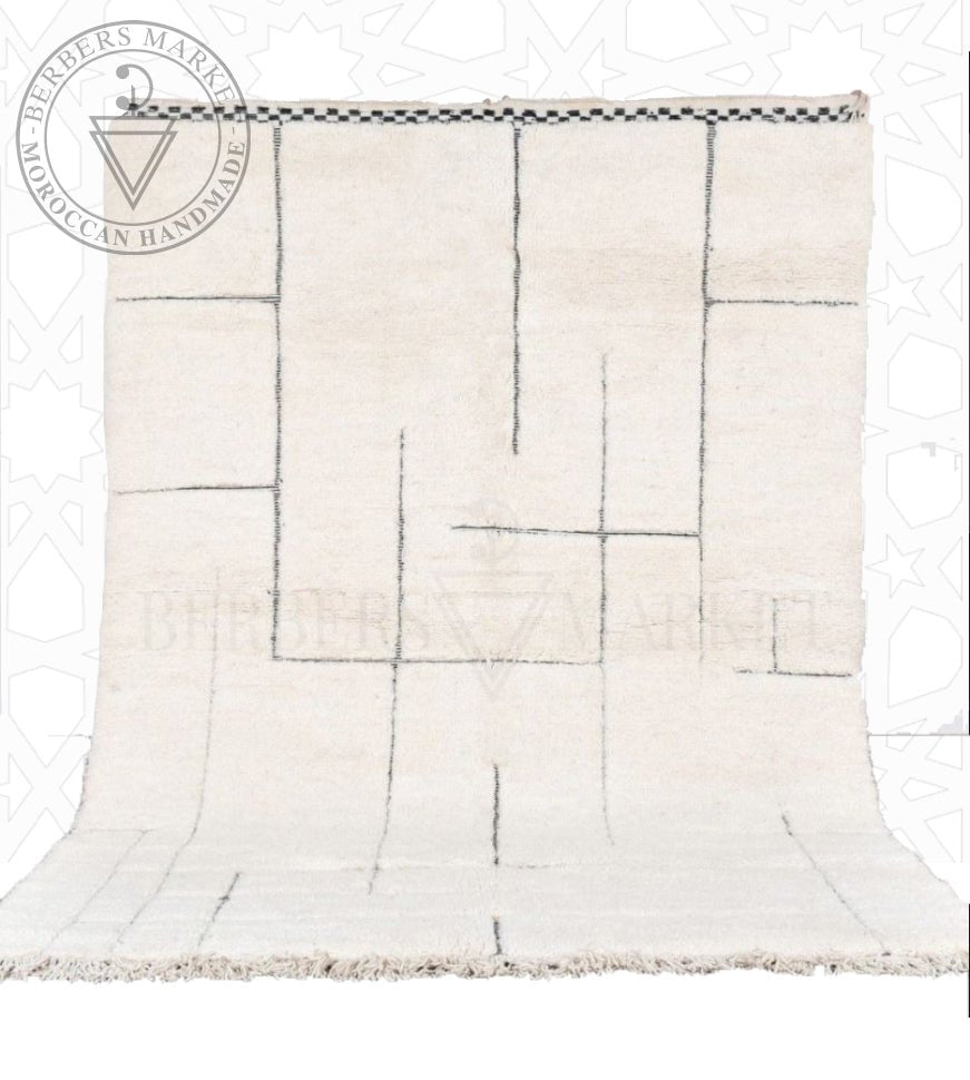 Beni ourain Moroccan rug - Berbers Market