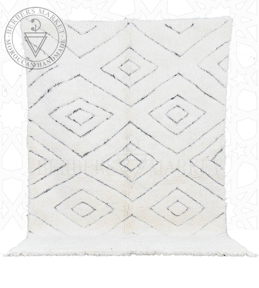 Beni ourain Moroccan rug - Berbers Market