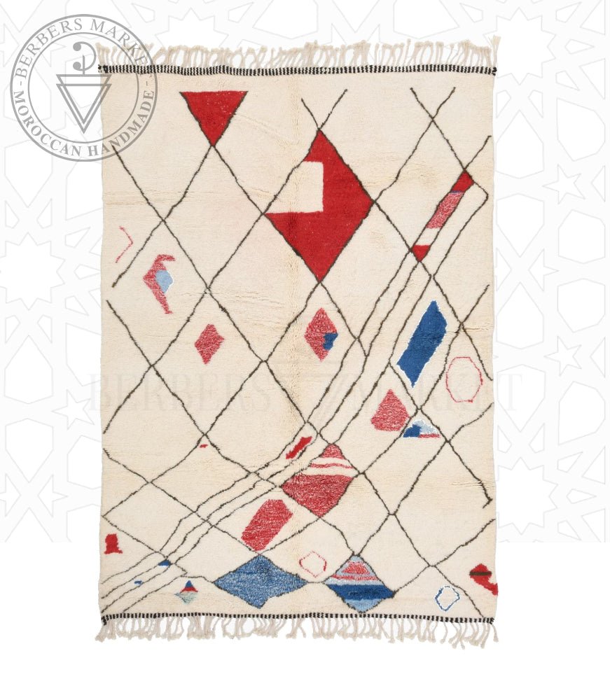 Beni ourain Moroccan rug - Berbers Market