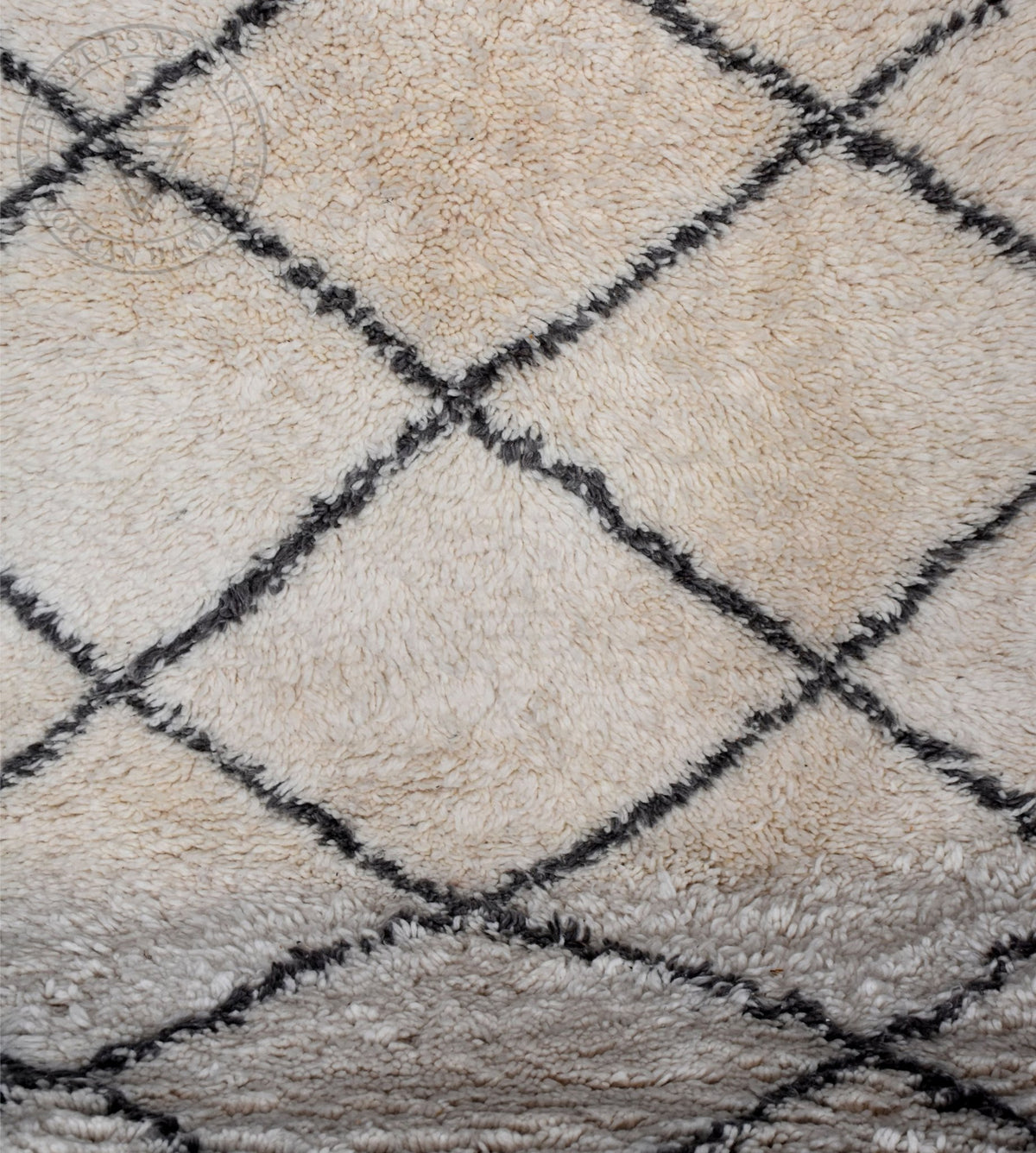 Beni ourain Moroccan rug - 3.9 x 5.9 ft / 120 x 180 cm - Berbers Market