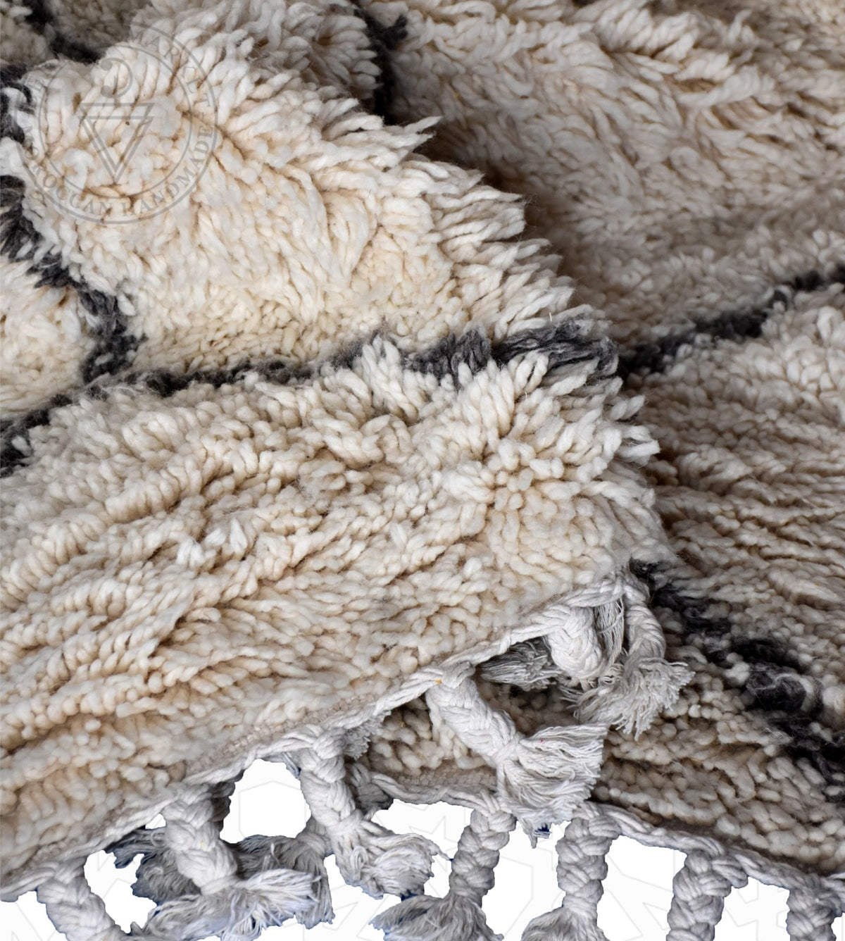 Beni ourain Moroccan rug - 3.9 x 5.9 ft / 120 x 180 cm - Berbers Market