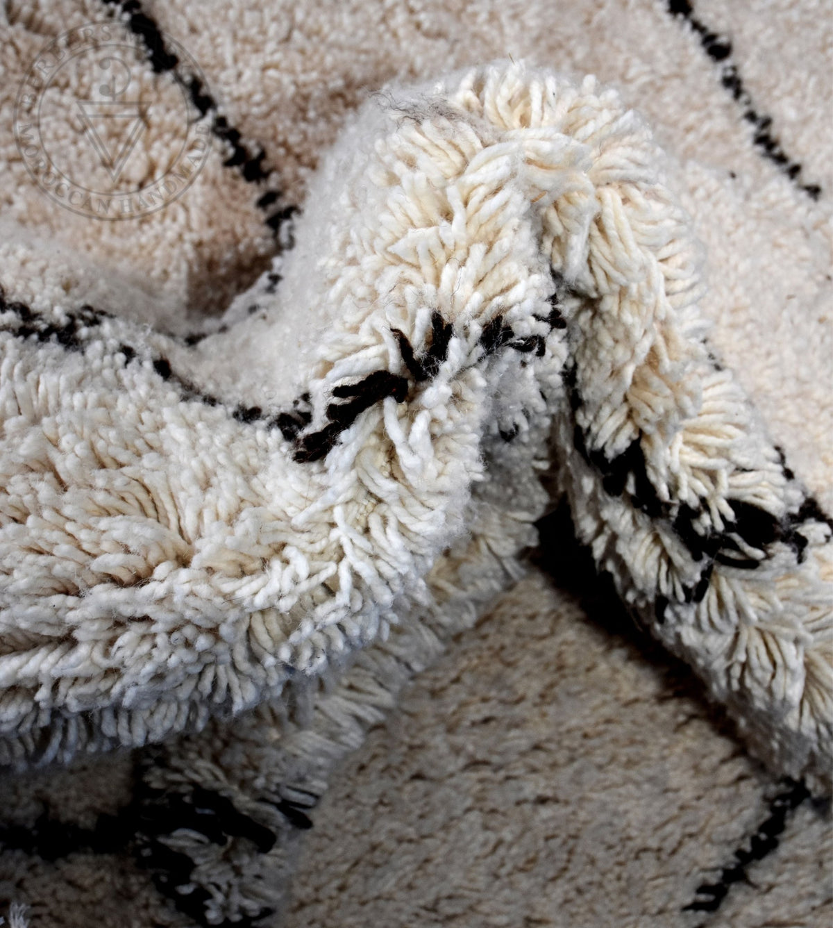 Beni ourain Moroccan rug - 4 x 6 ft / 120 x 180 cm - Berbers Market