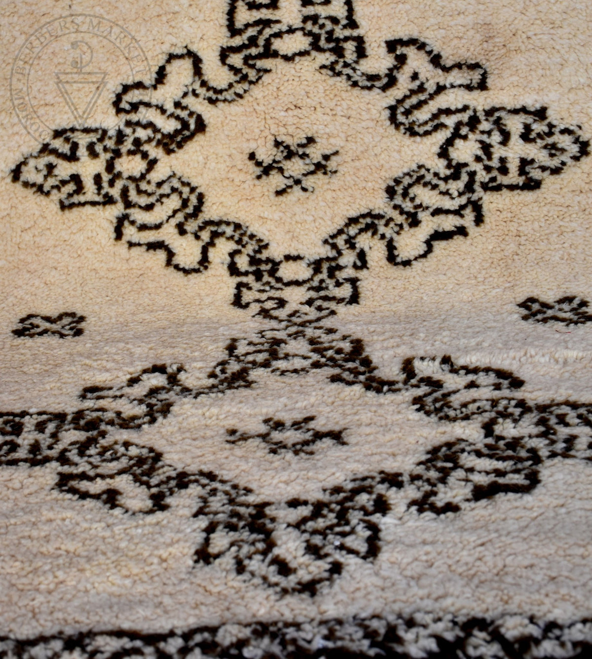 Beni ourain Moroccan rug - 5 x 6.3 ft / 150 x 190 cm - Berbers Market