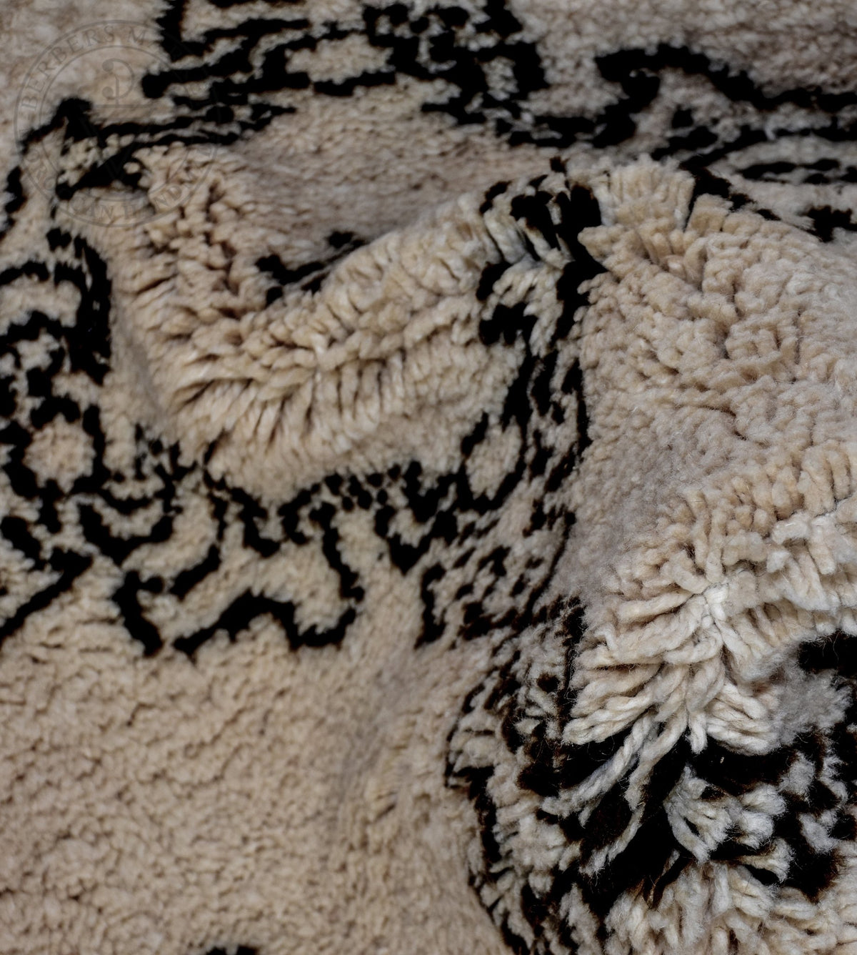 Beni ourain Moroccan rug - 5 x 6.3 ft / 150 x 190 cm - Berbers Market