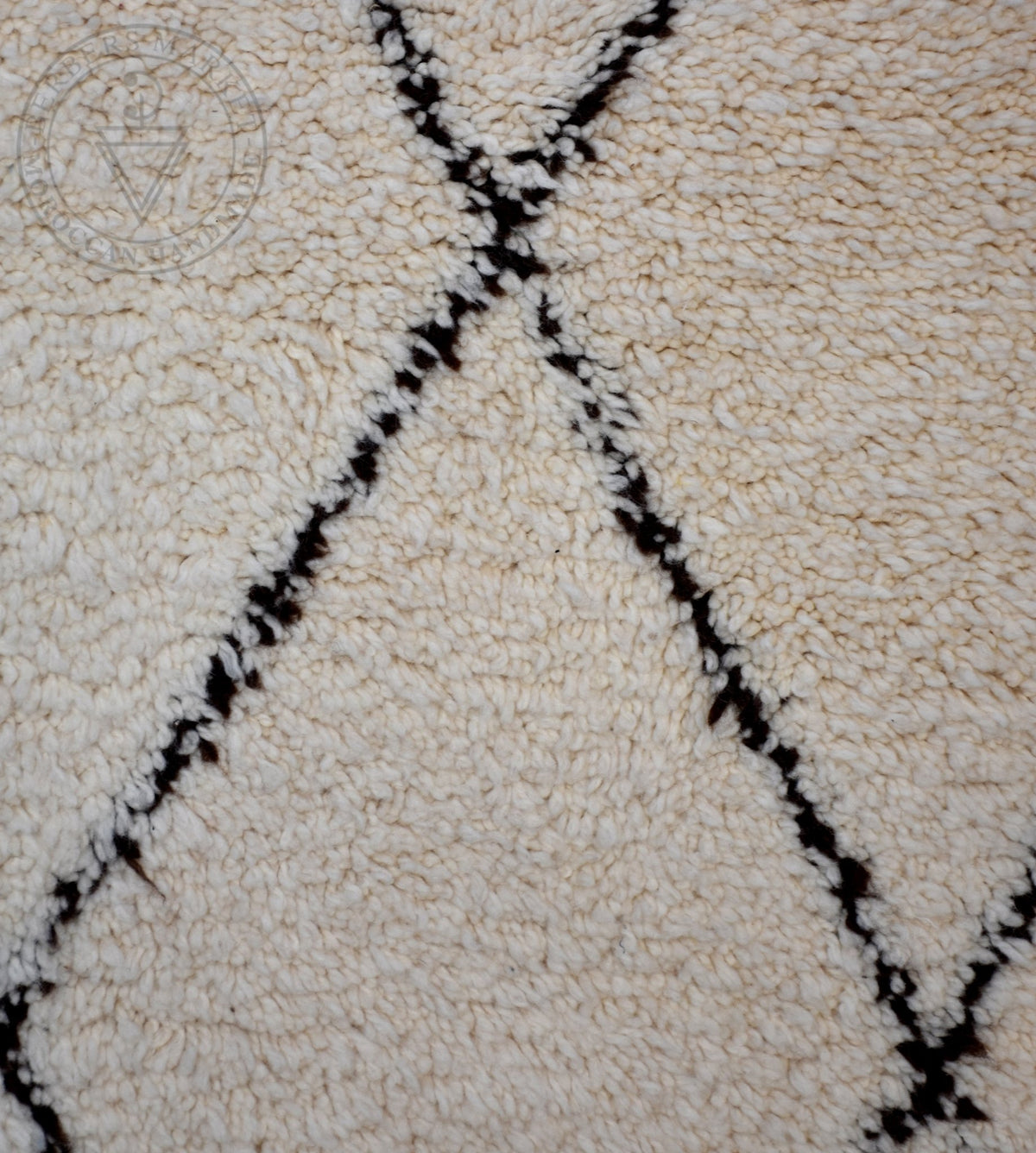 Beni ourain Moroccan rug - 5 x 6.4 ft / 150 x 195 cm - Berbers Market