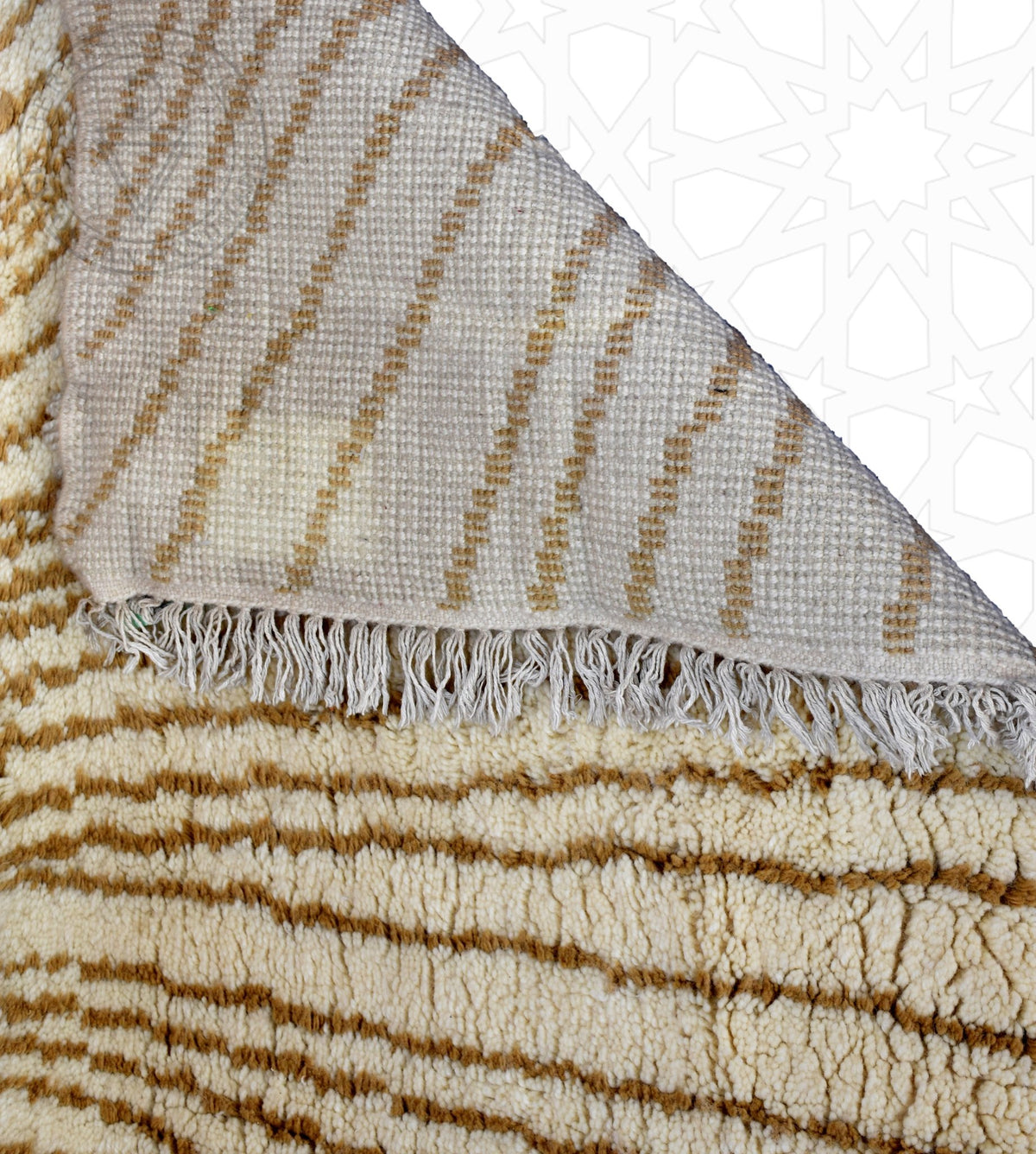 Beni ourain Moroccan rug - 5 x 6.6 ft / 150 x 200 cm - Berbers Market