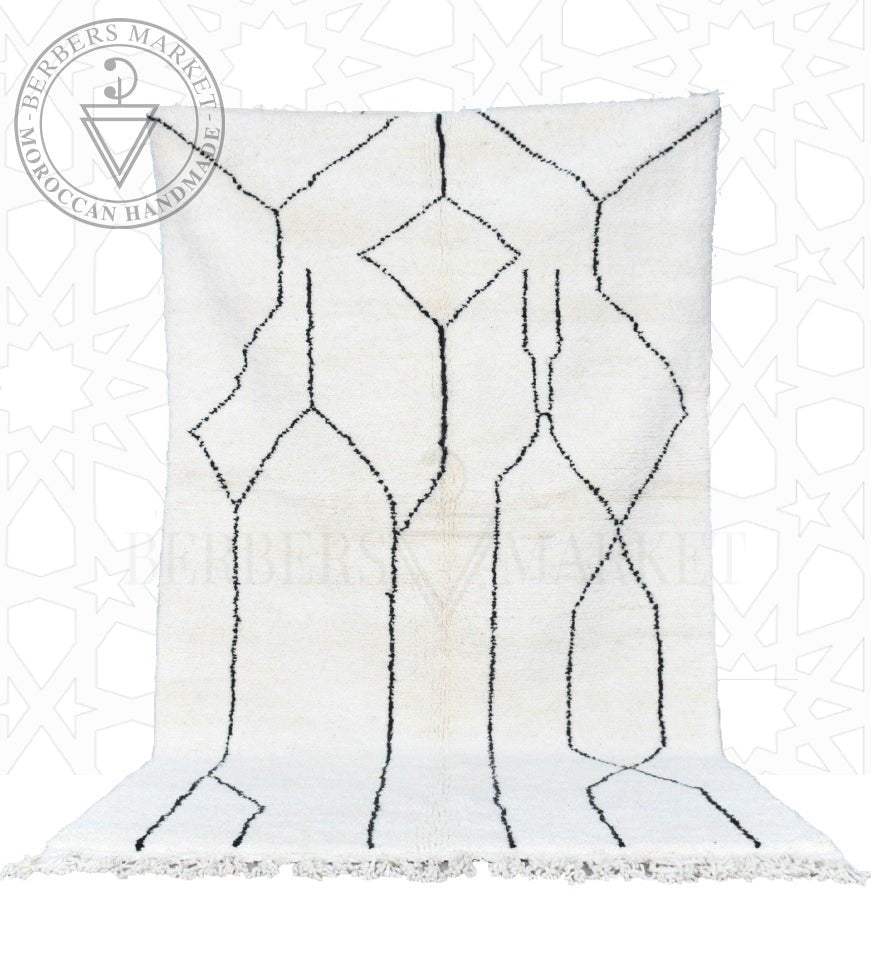Beni ourain Moroccan rug - Berbers Market