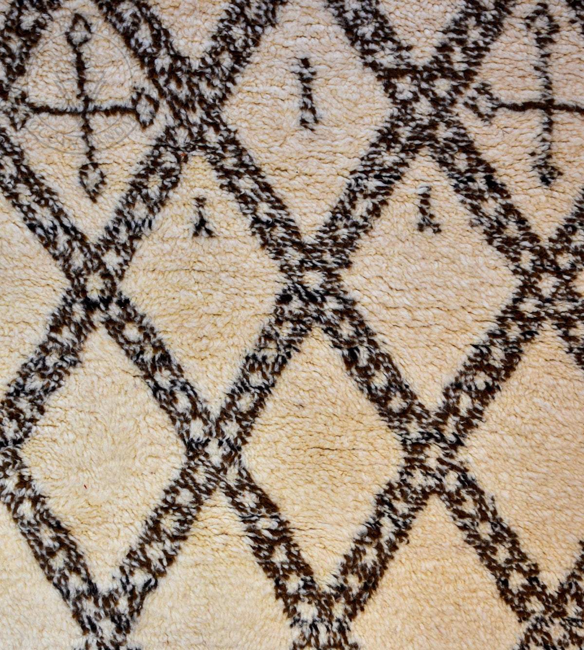 Beni ourain Moroccan rug - 6.2 x 10.2 ft / 190 x 310 cm - Berbers Market