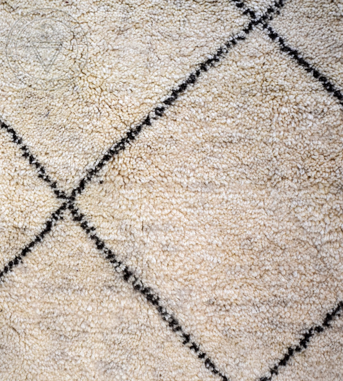 Beni ourain Moroccan rug - 6.3 x 9.6 ft / 190 x 290 cm - Berbers Market