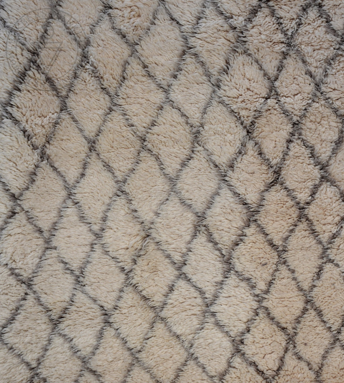 Beni ourain Moroccan rug - 6.3 x 9.6 ft / 190 x 290 cm - Berbers Market