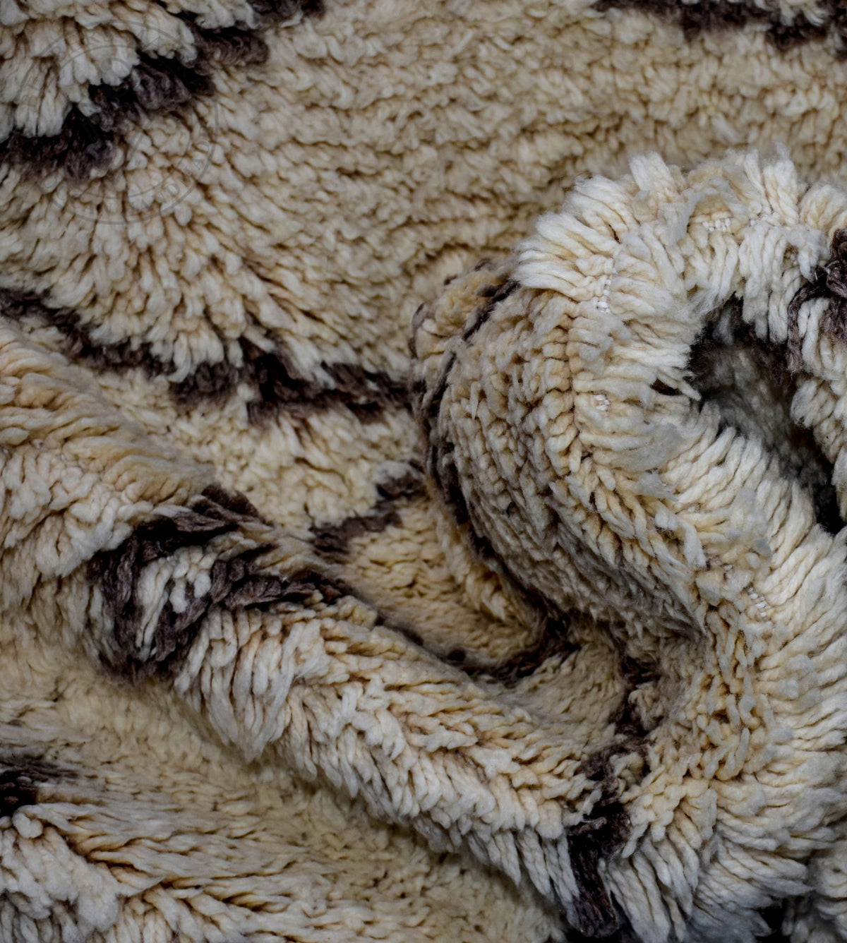 Beni ourain Moroccan rug - 6.4 x 8.4 ft / 195 x 255 cm - Berbers Market