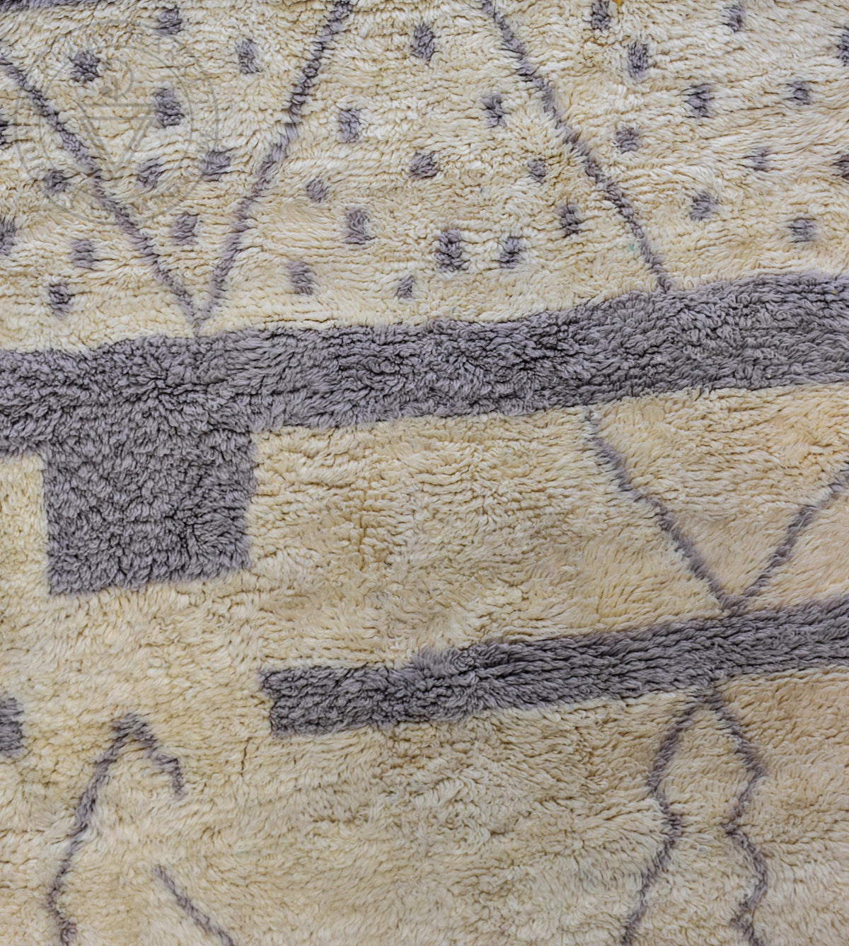 Beni ourain Moroccan rug - 7.3 x 9.9 ft / 220 x 300 cm - Berbers Market