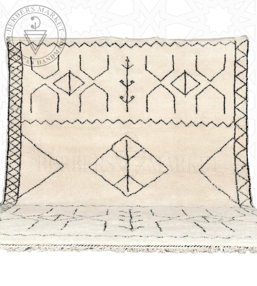 Beni ourain Moroccan rug - Berbers Market