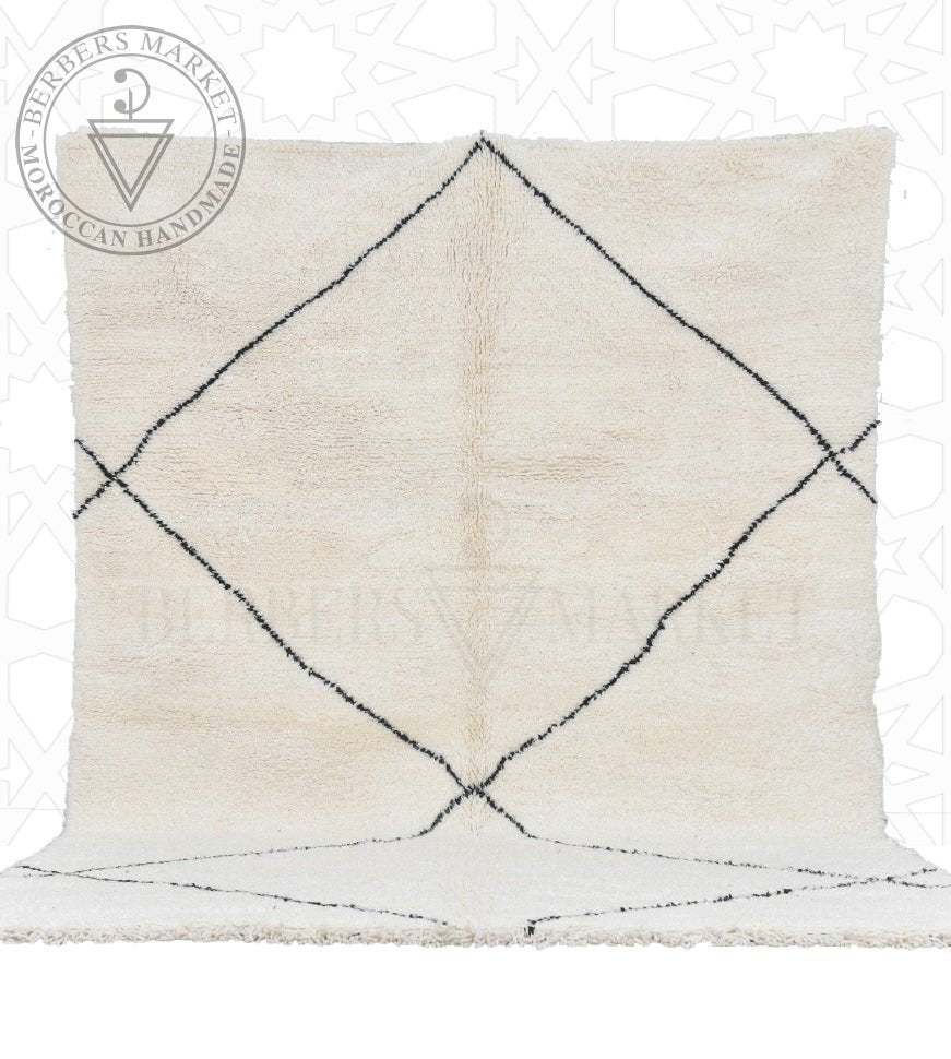 Beni ourain Moroccan rug - Berbers Market