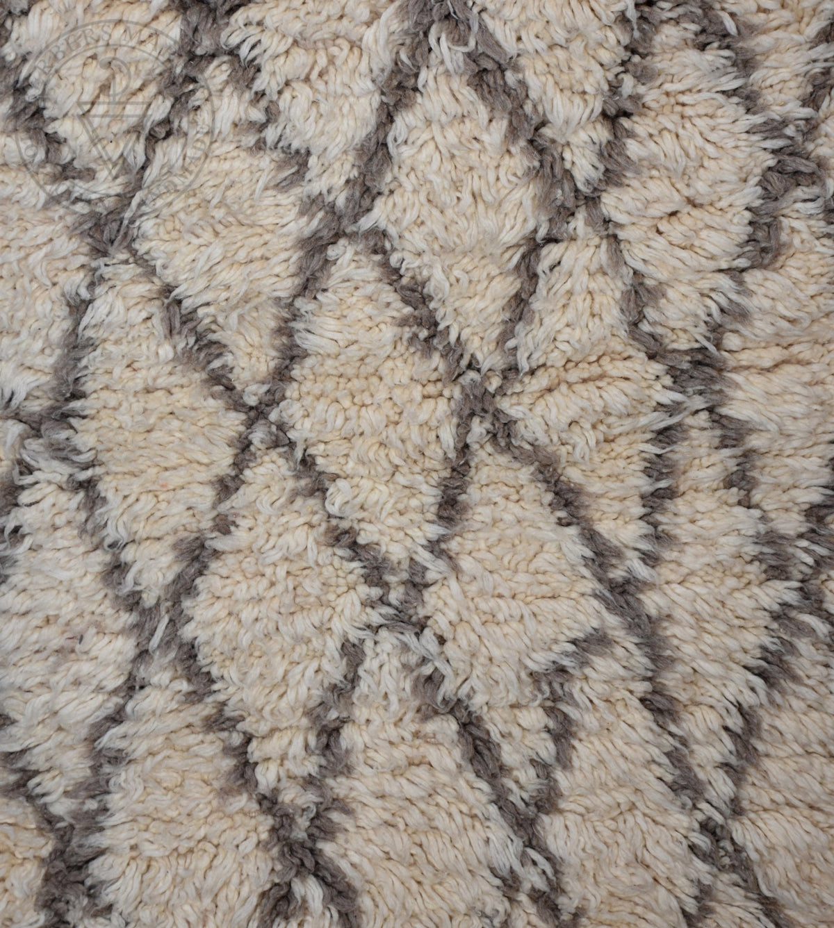 Beni ourain Moroccan runner rug - 2.8 x 4.3 ft / 85 x 130 cm - Berbers Market