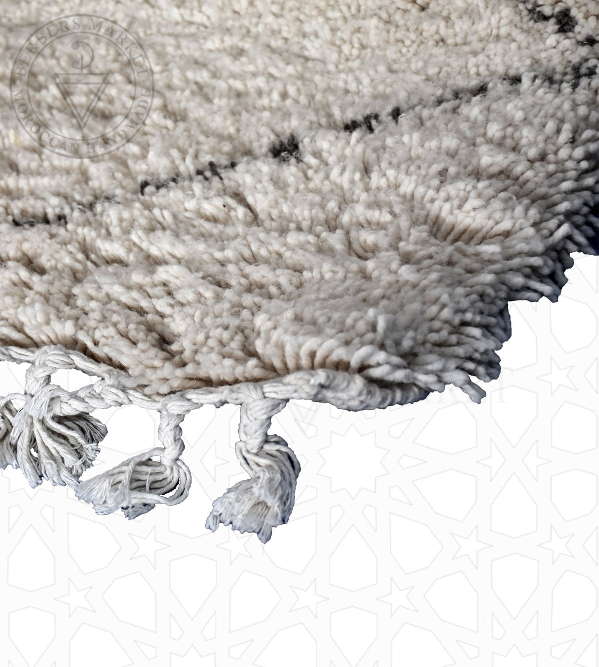 Beni ourain Moroccan runner rug - 2.95 x 5.58 ft / 90 x 170 cm - Berbers Market