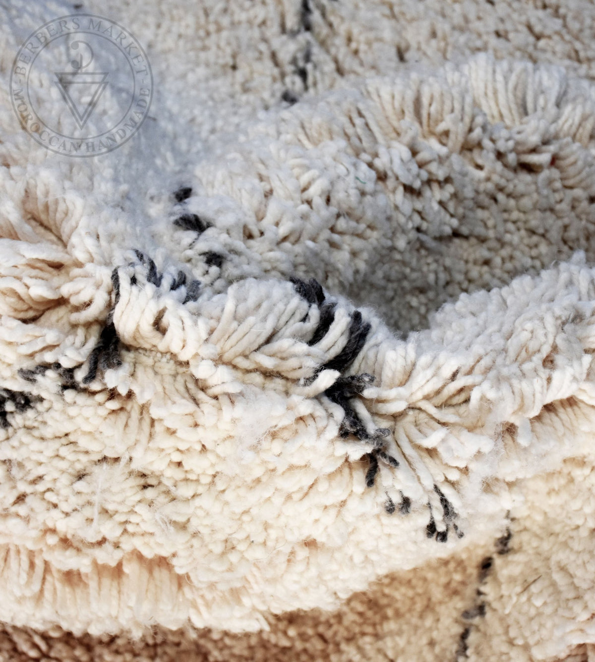 Beni ourain Moroccan runner rug - 2.95 x 5.58 ft / 90 x 170 cm - Berbers Market