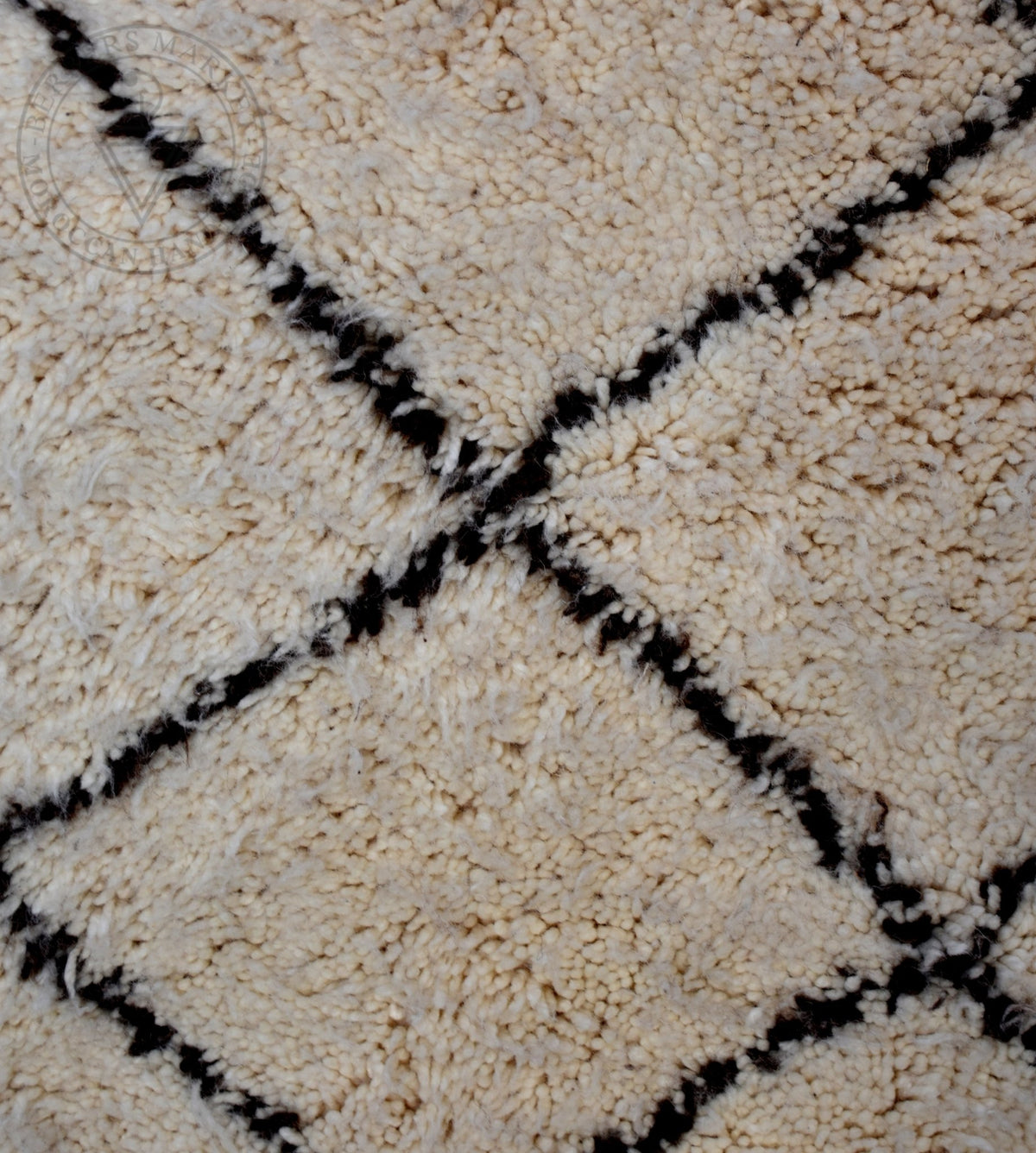 Beni ourain Moroccan runner rug - 3 x 5.3 ft / 90 x 160 cm - Berbers Market