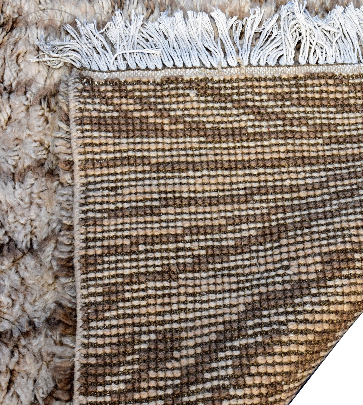 Beni ourain Moroccan runner rug - 3 x 5.3 ft / 90 x 160 cm - Berbers Market