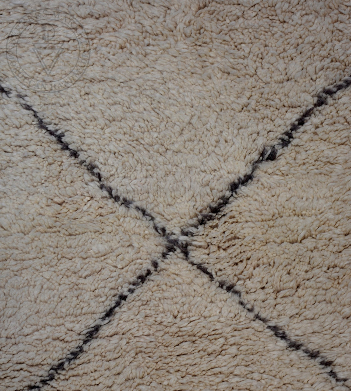 Beni ourain Moroccan runner rug - 3 x 5.3 ft / 90 x 160 cm - Berbers Market