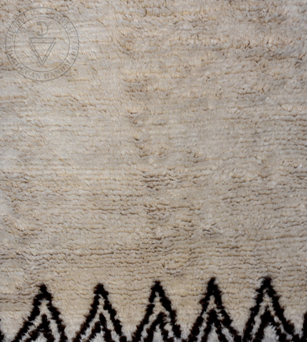 Beni ourain Moroccan runner rug - 3.1 x 5 ft / 93 x 145 cm - Berbers Market