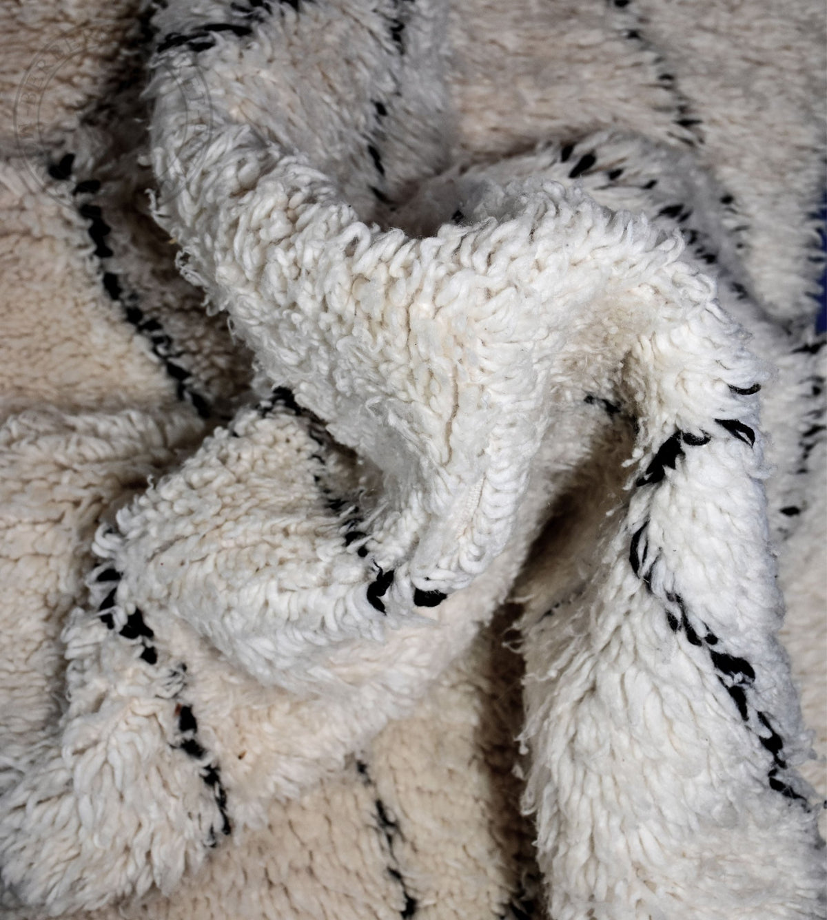 Beni ourain Moroccan runner rug - 3.28 x 6.56 ft / 100 x 200 cm - Berbers Market