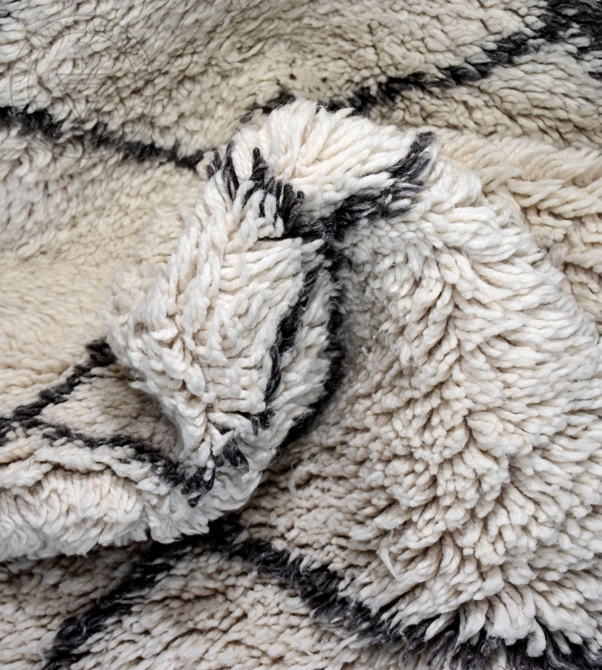 Beni ourain Moroccan runner rug - 3.28 x 6.56 ft / 100 x 200 cm - Berbers Market