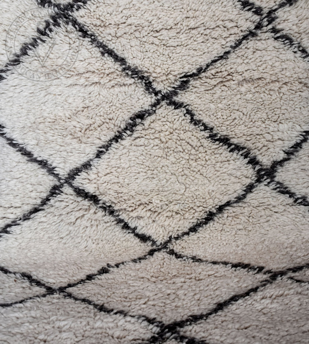 Beni ourain Moroccan runner rug - 3.28 x 6.56 ft / 100 x 200 cm - Berbers Market