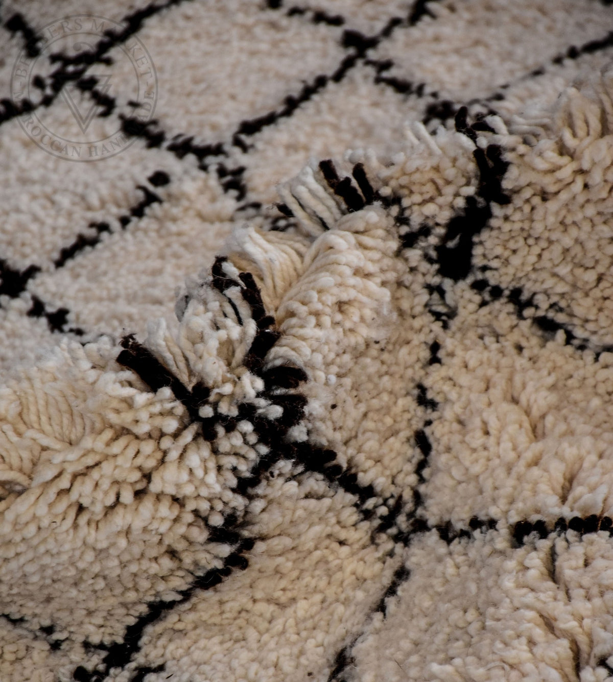 Beni ourain Moroccan runner rug - 3.28 x 9.84 ft / 100 x 300 cm - Berbers Market