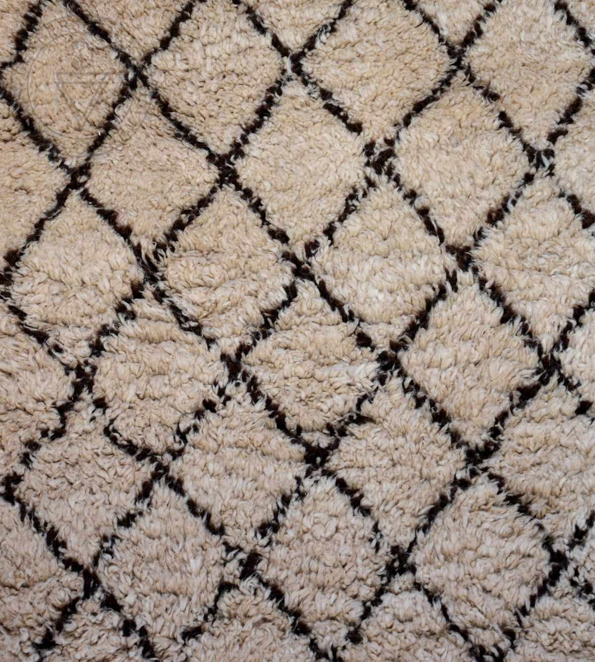 Beni ourain Moroccan runner rug - 3.3 x 7.3 ft / 100 x 220 cm - Berbers Market