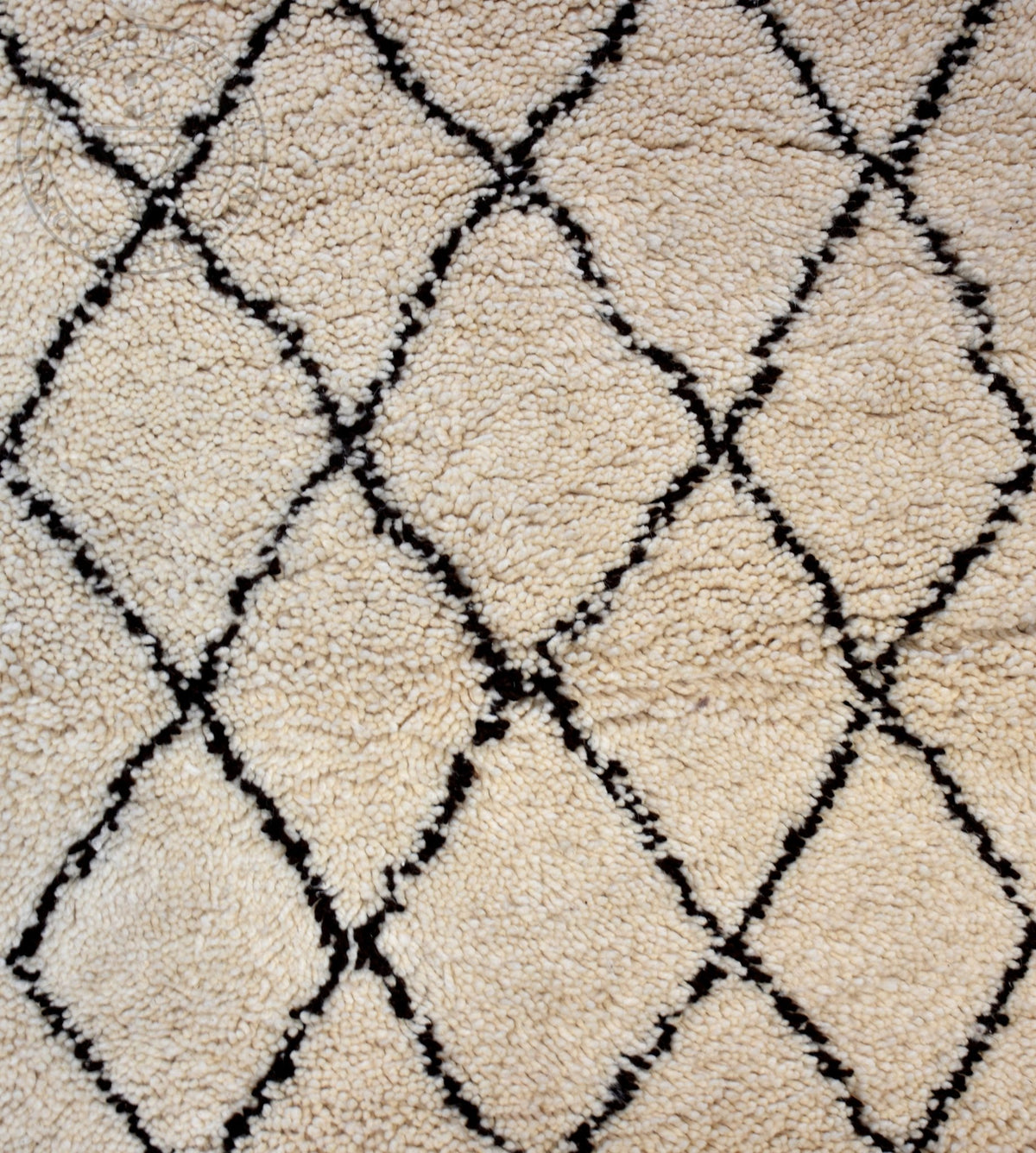 Beni ourain Moroccan runner rug - 3.3 x 9.6 ft / 100 x 290 cm - Berbers Market