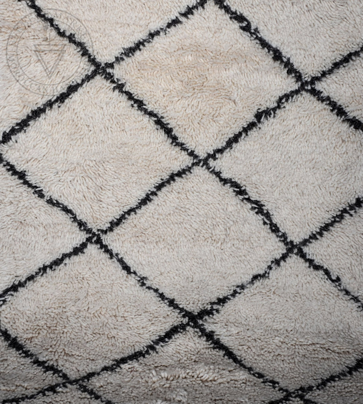 Beni ourain Moroccan runner rug - 3.45 x 6.56 ft / 105 x 200 cm - Berbers Market