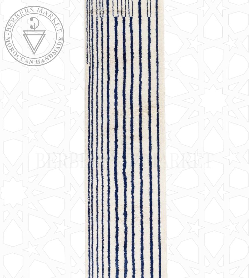 Beni ourain Moroccan runner rug - Berbers Market