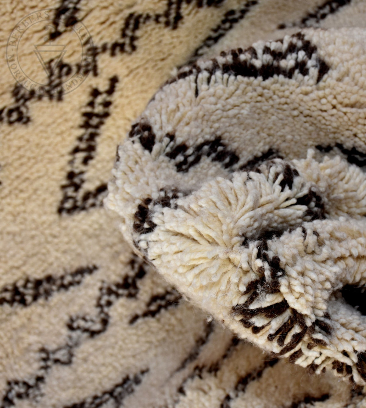 Beni ourain Moroccan runner rug - 5 x 9.2 ft / 150 x 280 cm - Berbers Market