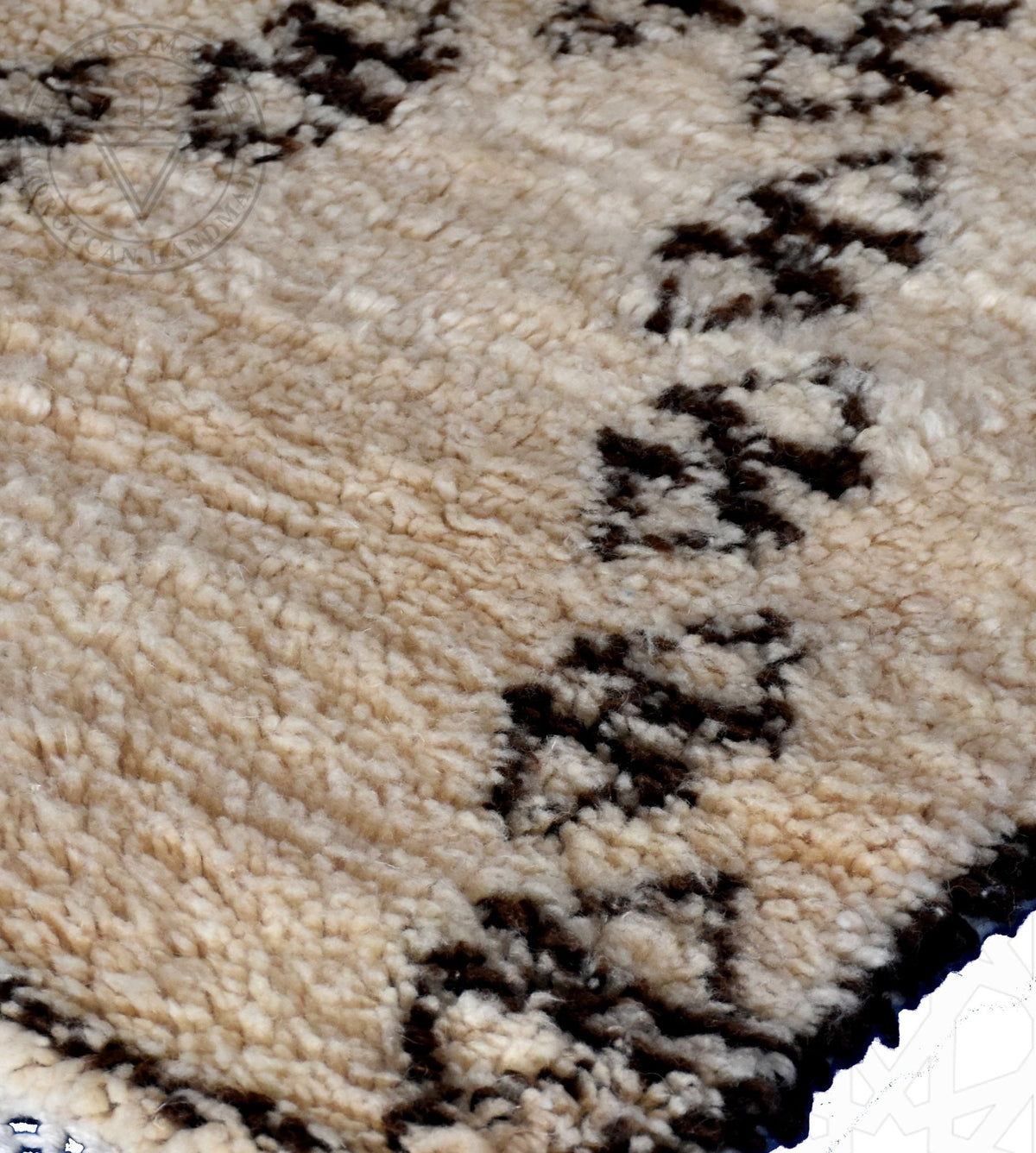 Beni ourain Moroccan runner rug - 6.2 x 3 ft / 190 x 95 cm - Berbers Market