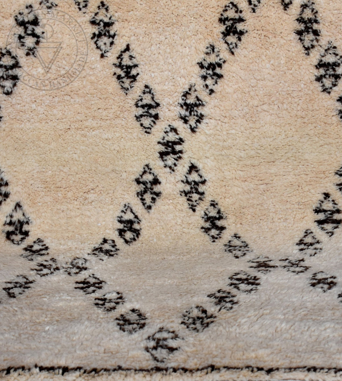 Beni ourain Moroccan runner rug - 6.2 x 3 ft / 190 x 95 cm - Berbers Market