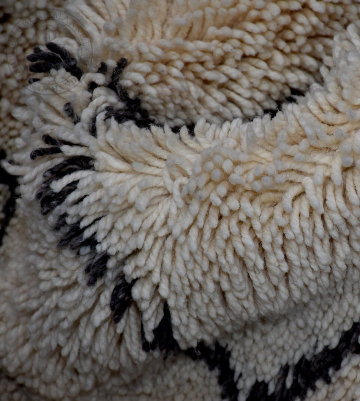 Beni ourain runner Moroccan rug - 3.12 x 6.07 ft / 95 x 185 cm - Berbers Market