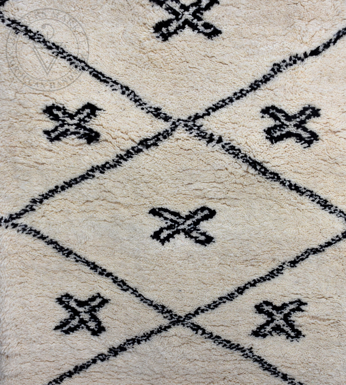 Beni ourain runner Moroccan rug - 3.3 x 9.2 ft / 100 x 280 cm - Berbers Market