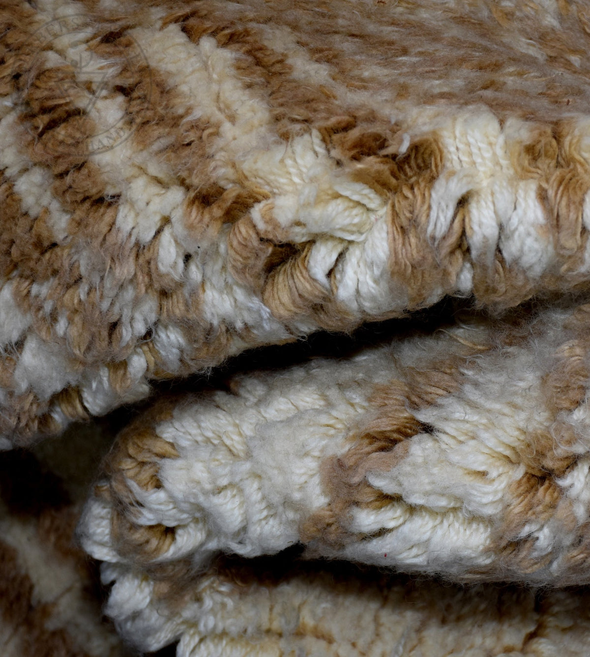 Beni ourain shag Moroccan rug - 4.8 x 6.6 ft / 145 x 200 cm - Berbers Market