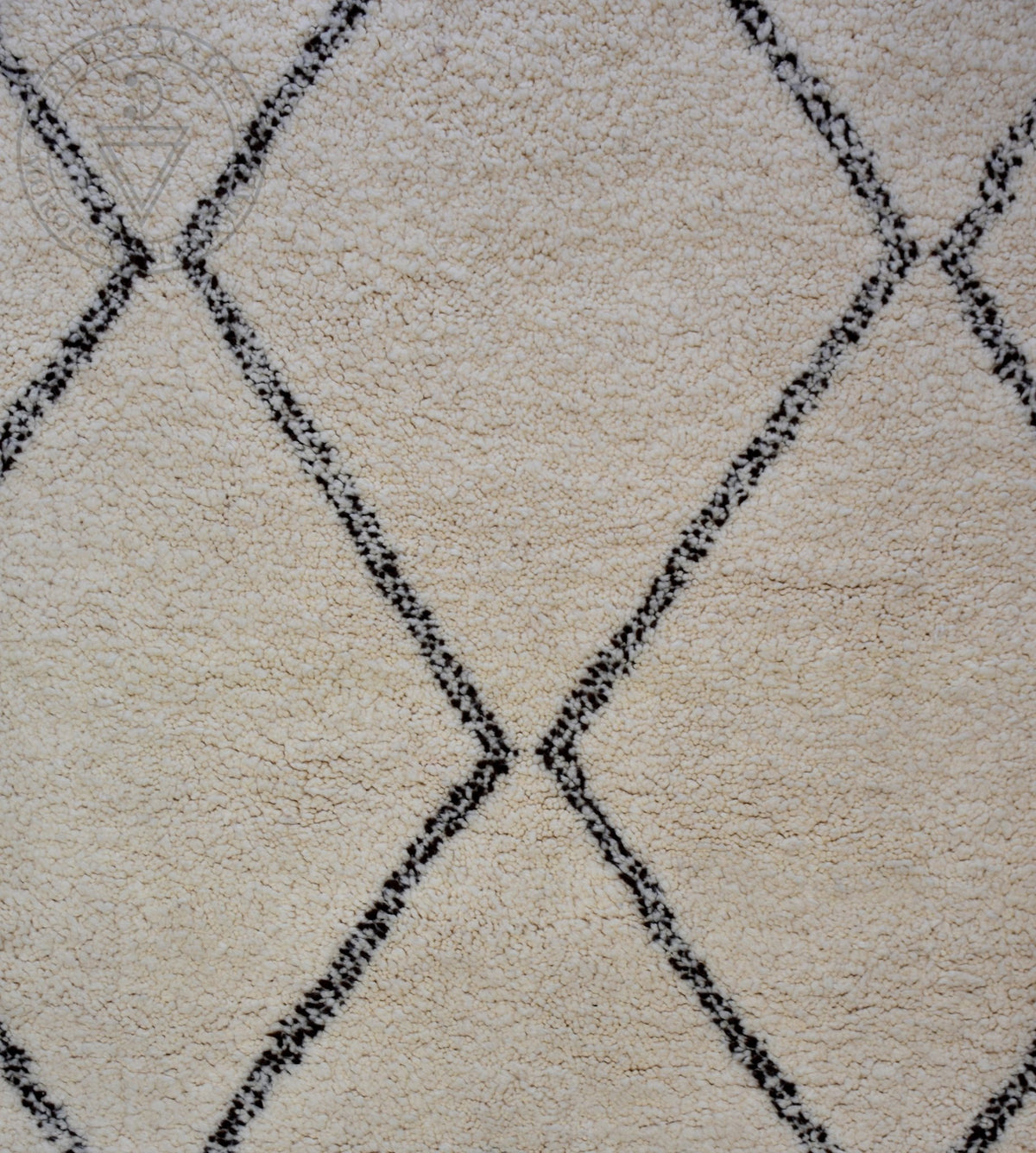 Beni ourain shag Moroccan rug - 5.3 x 8.7 ft / 160 x 265 cm - Berbers Market