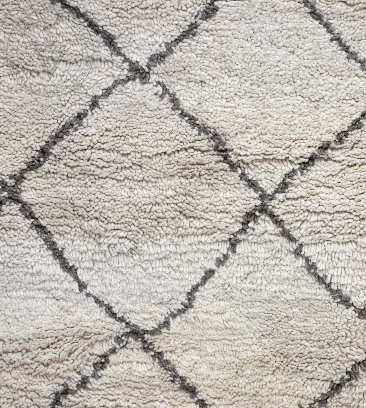 Beni ourain shag Moroccan rug - 6.3 x 10.2 ft / 190 x 310 cm - Berbers Market