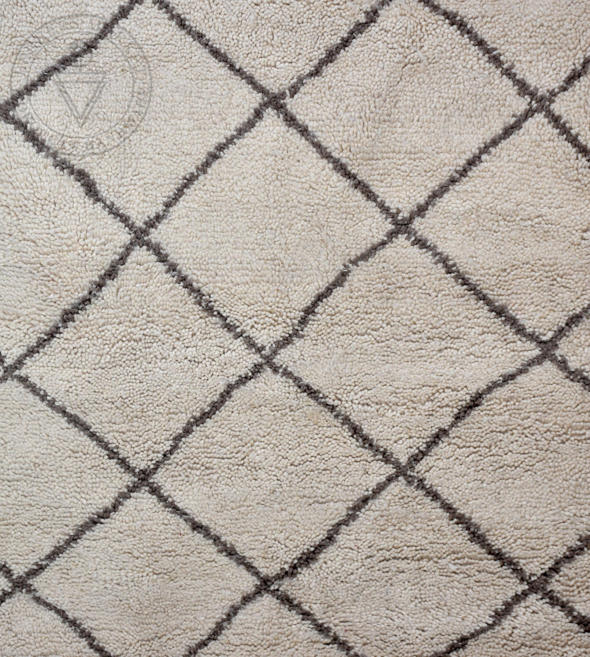 Beni ourain shag Moroccan rug - 6.6 x 10.34 ft / 200 x 315 cm - Berbers Market