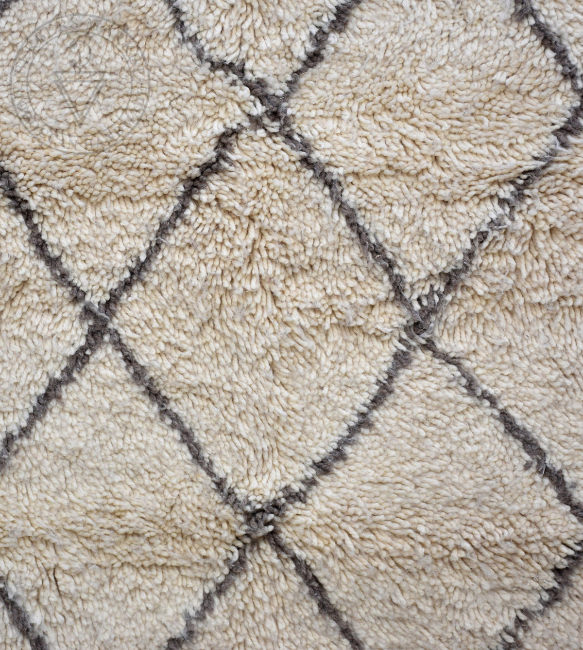 Beni ourain shag Moroccan rug - 6.6 x 9.2 ft / 200 x 280 cm - Berbers Market