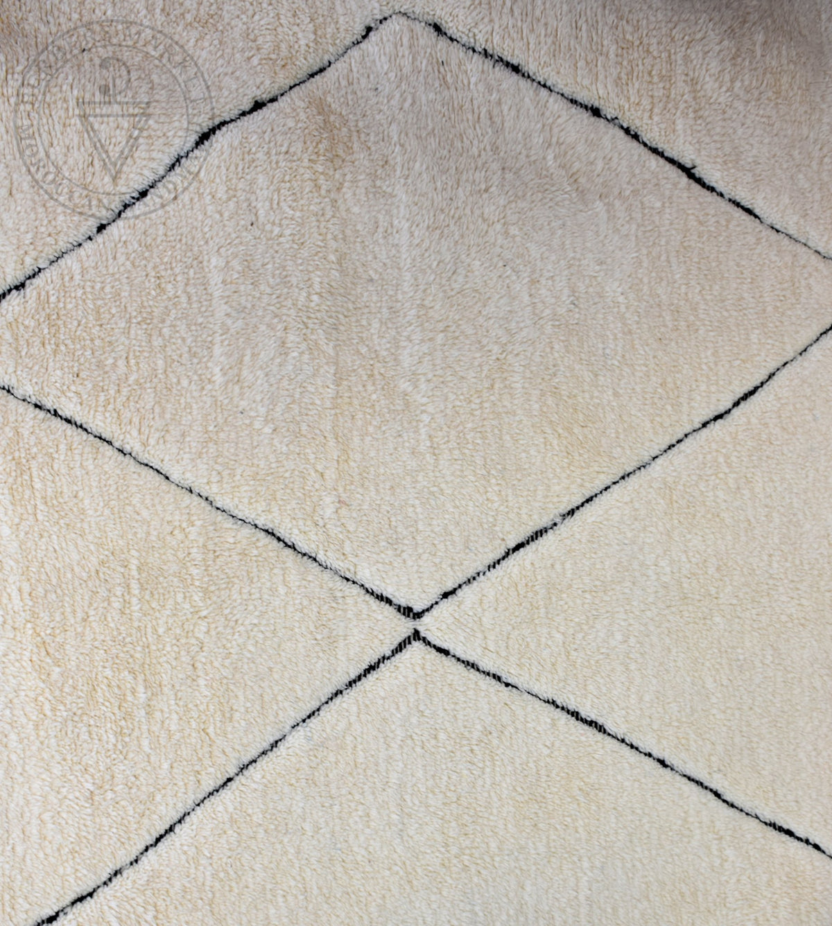 Beni ourain shag Moroccan rug - 6.9 x 9.6 ft / 210 x 290 cm - Berbers Market