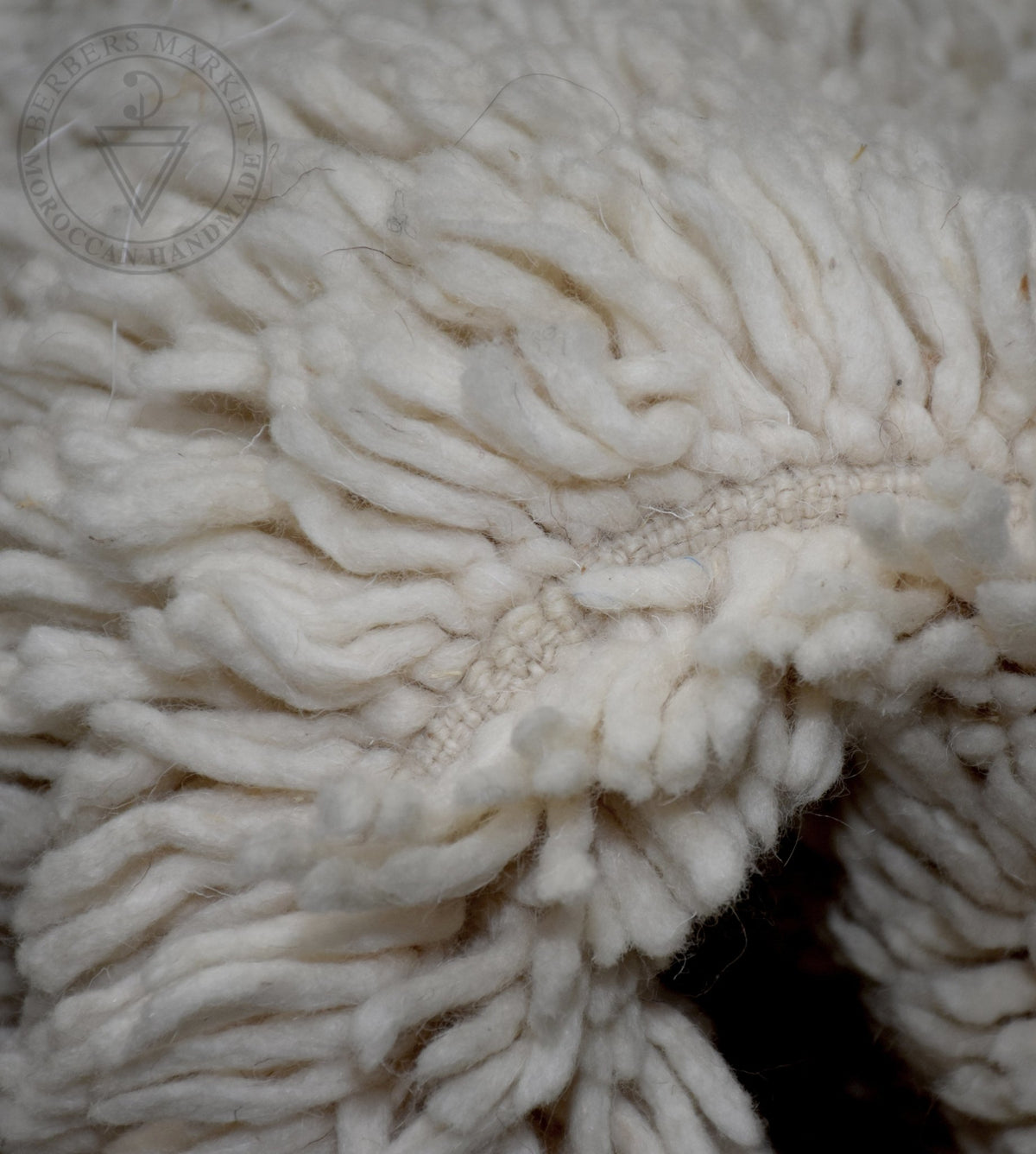 Beni ourain shag Moroccan rug - 8.05 x 13.9 ft / 245 x 424 cm - Berbers Market