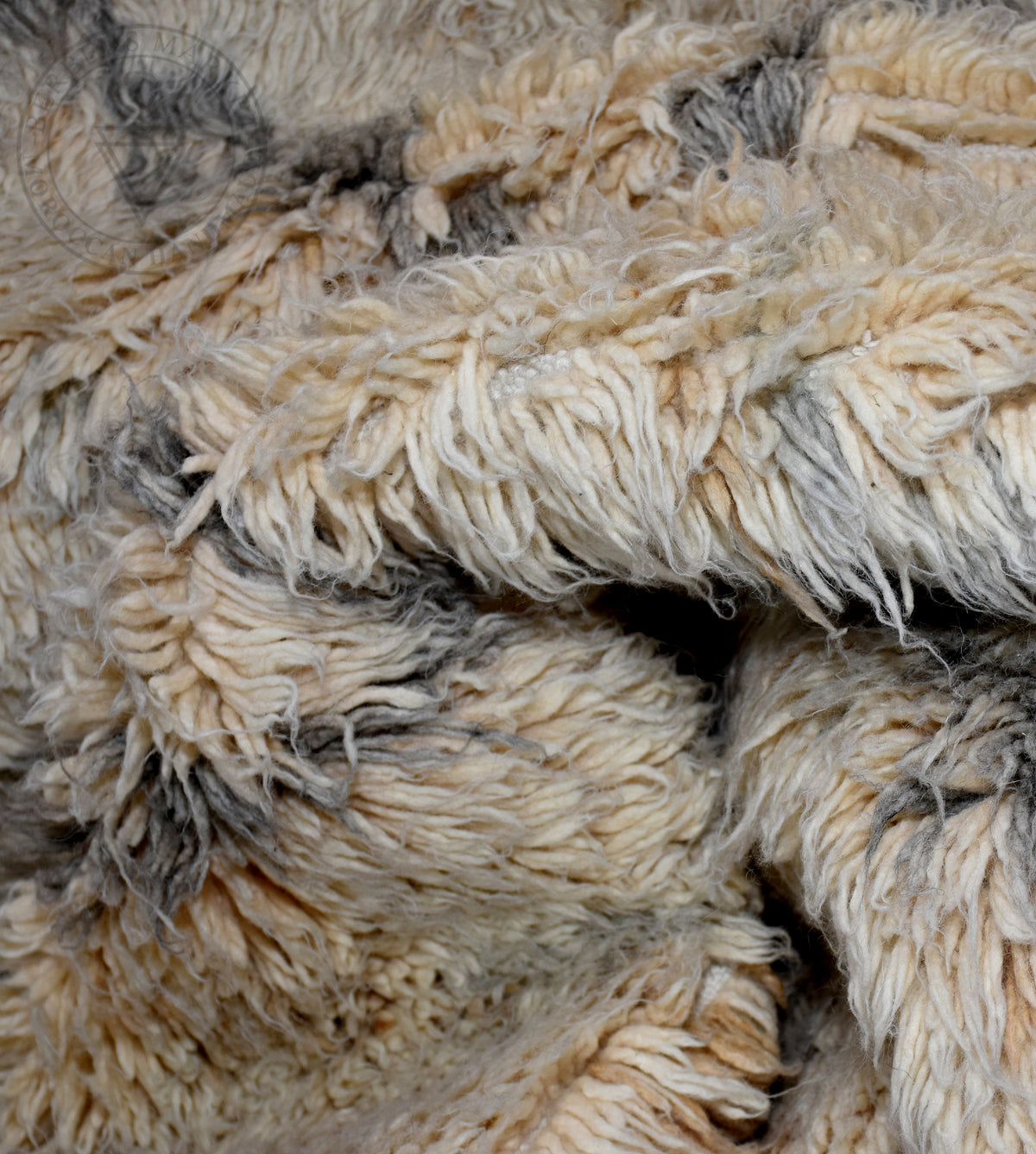 Beni ourain Moroccan rug - 5.2 x 7.7 ft / 160 x 235 cm