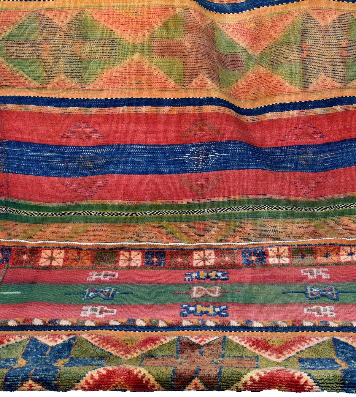 Double-sided Taznakht Moroccan rug - 5.1 x 7.4 ft / 155 x 225 cm - Berbers Market