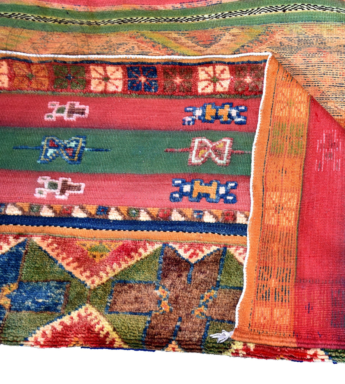 Double-sided Taznakht Moroccan rug - 5.1 x 7.4 ft / 155 x 225 cm - Berbers Market